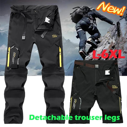 Summer New Men's Outdoor Waterproof Breathable Hiking Trousers