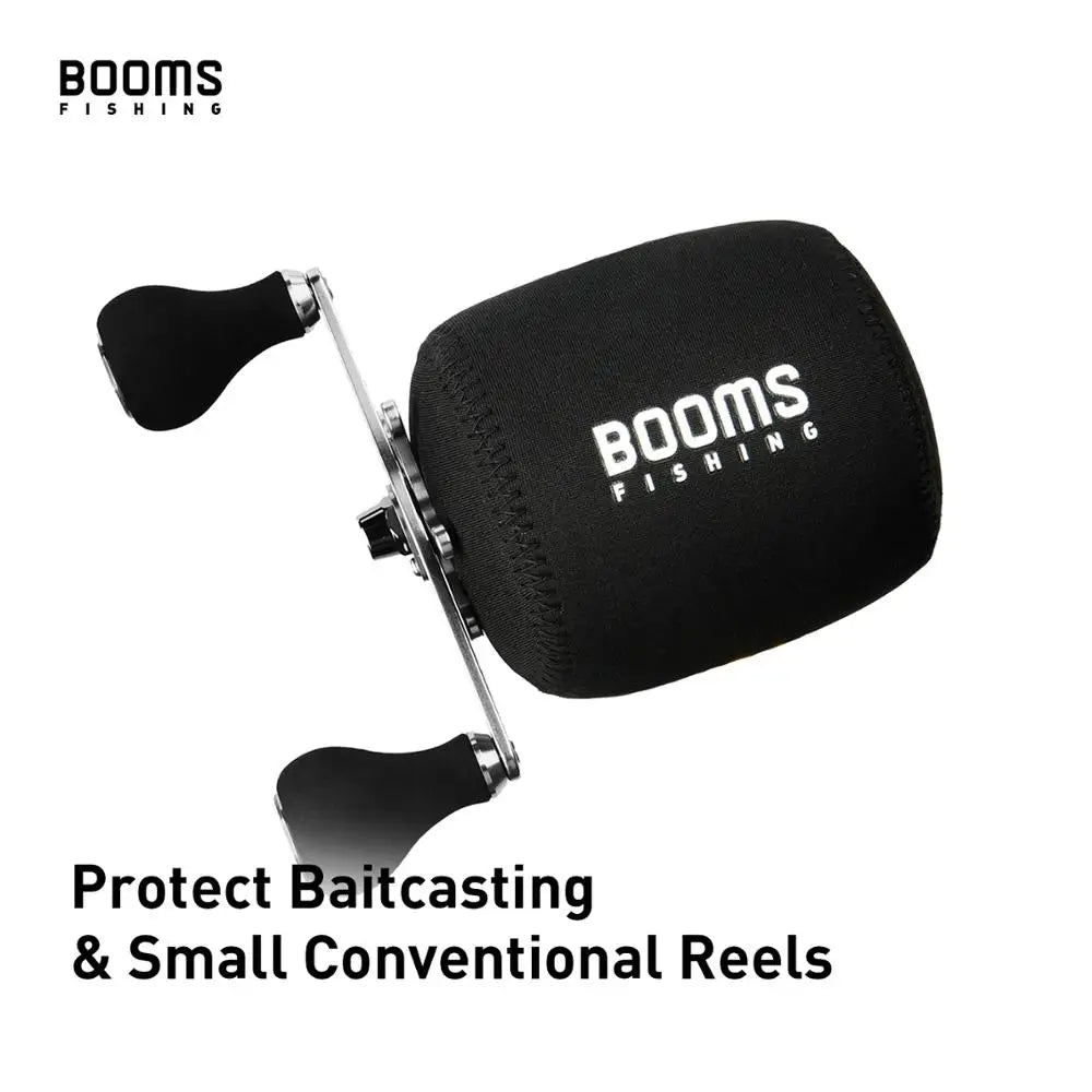 Booms Fishing RC1 Neoprene Drum Fising Reel Bag Cover, Super Light And Strong Protect Case Baitcasting Reel Bags 4 Sizes