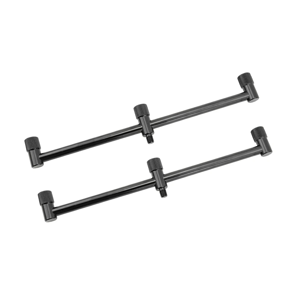 Carp Fishing Buzz Bars 20cm 30cm Fishing Rod Pod Holder Black Buzzer Bar for 2 Rods