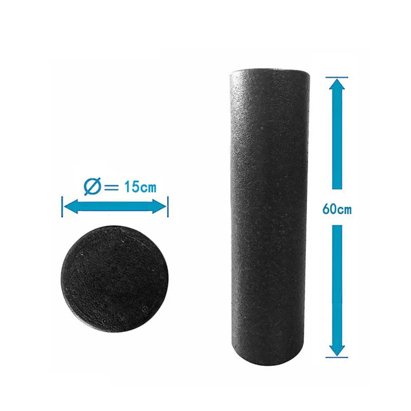 30/45cm Black Yoga Block Massage Foam Roller