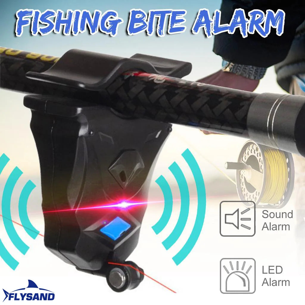 FLYSAND Fishing Bite Alarms Sensitive Electronic Fishing Alarm Indicator Outdoor Buzzer Fish Bite Alert Bell Fishing Tool