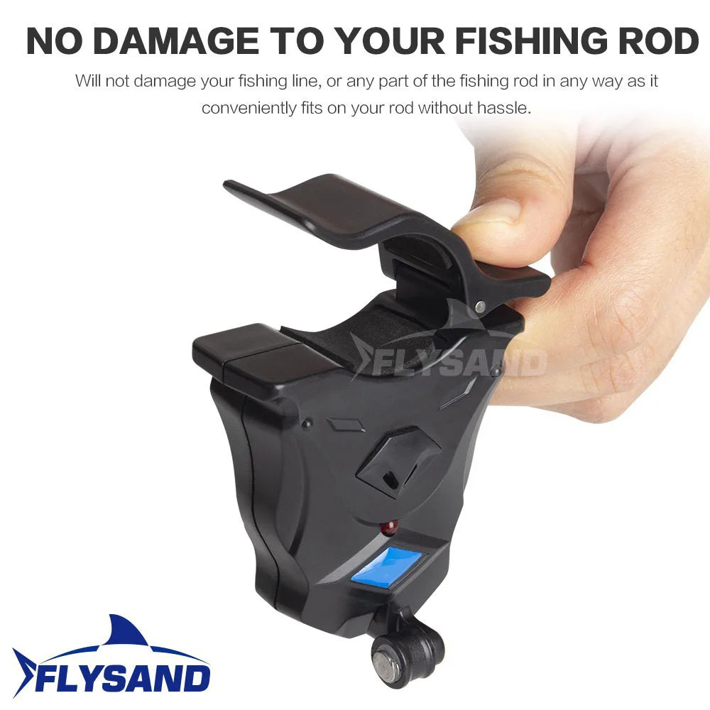 FLYSAND Fishing Bite Alarms Sensitive Electronic Fishing Alarm Indicator Outdoor Buzzer Fish Bite Alert Bell Fishing Tool