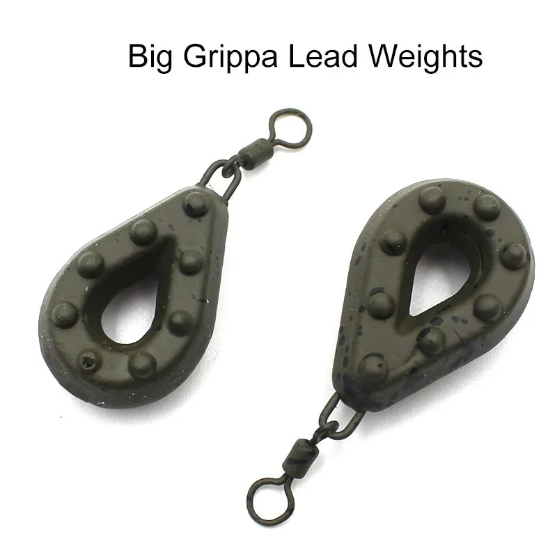 Carp Fishing Accessories for Big Grippa Swivel Leads Weight   For Carp Rig Ronnie Chod Hair Rig Carp Terminal Tackle