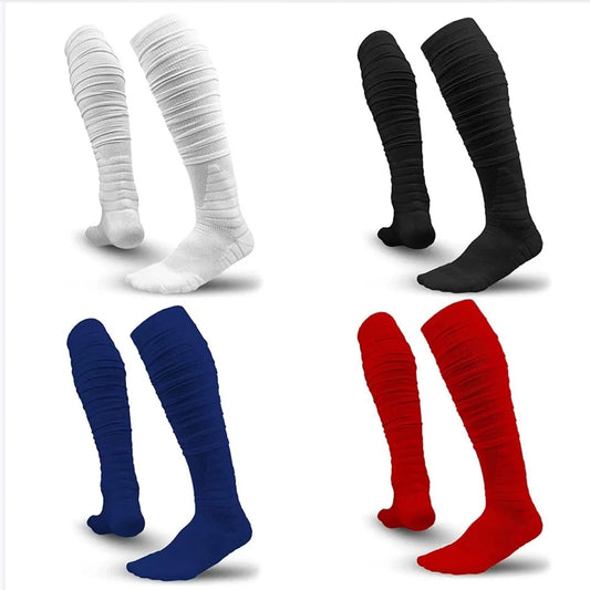 Non Slip Scrunch Football Socks