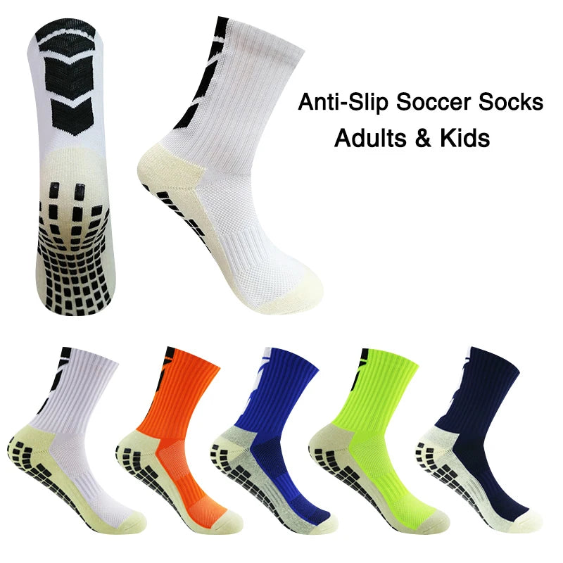 Football Socks Anti-Slip Thickened Breathable Non Skid Sports Socks