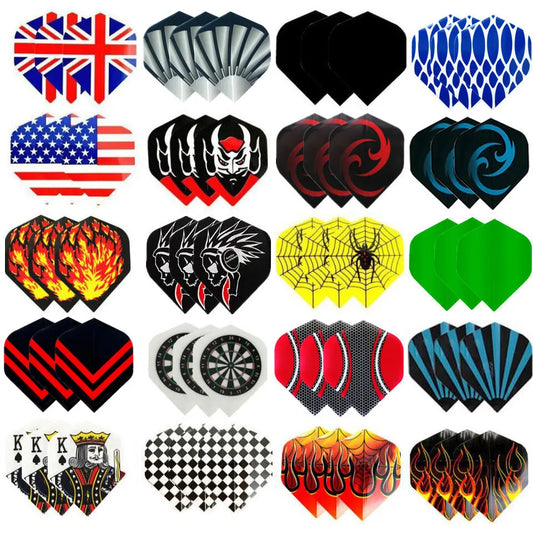 60/48/30 PCS Dart Flights -  Mixed Patterns