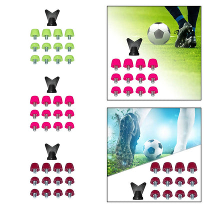 12 Football Studs 7mm 10mm