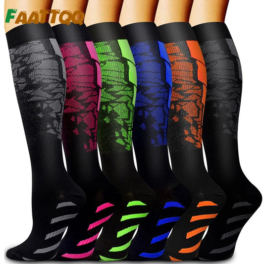 1Pair Compression Socks 15-20mmhg High Stockings Men and Women