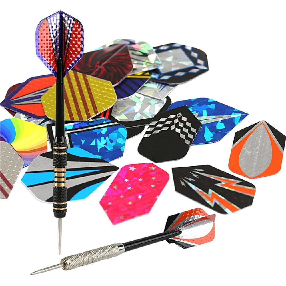 15-30Pc Beautiful Reflective Lasers Darts Flights set