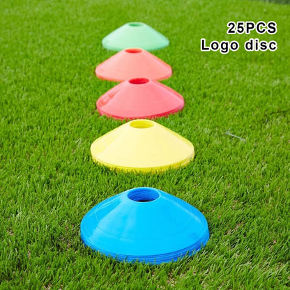 25 Pieces Football Training Discs