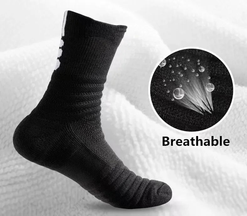 3pairs Anti-slip Football Socks