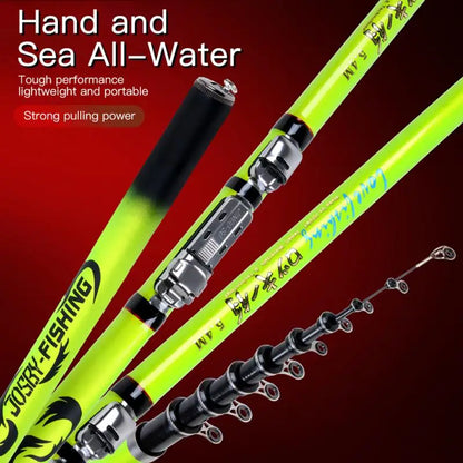 Carbon Fiber 3.6M 4.5M 5.4M 6. Spinning Fishing Rod M Power Telescopic Fishing Rod Surf Spinning Carp Feeder Rod