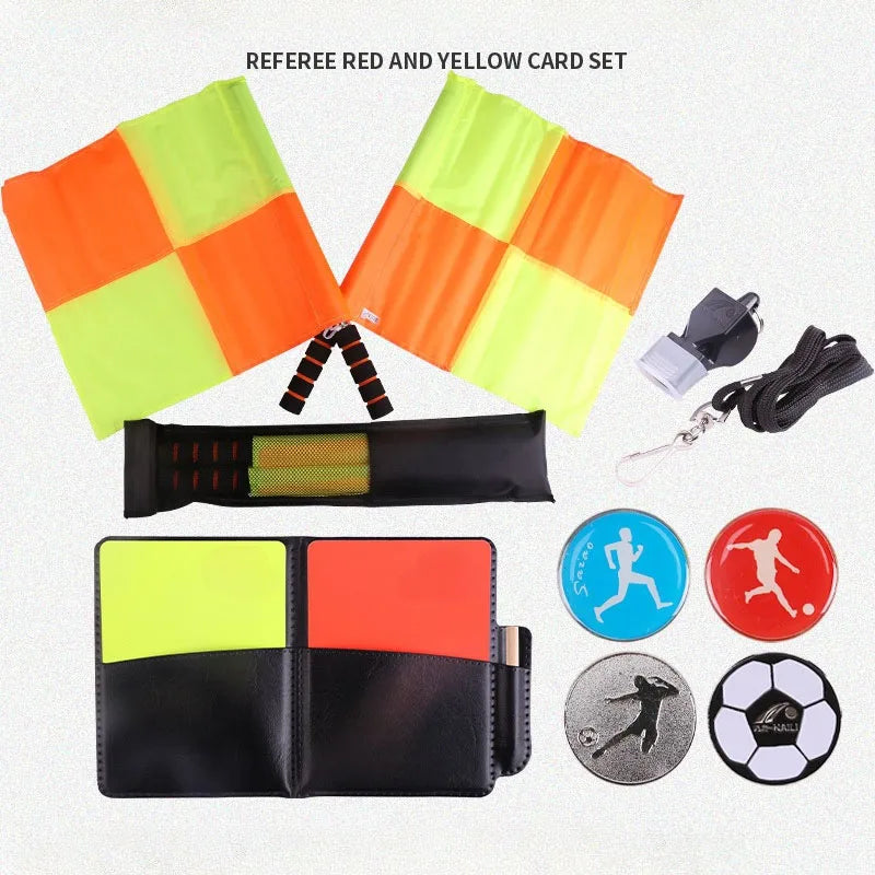 Soccer Referee Flag  and Coin Cards