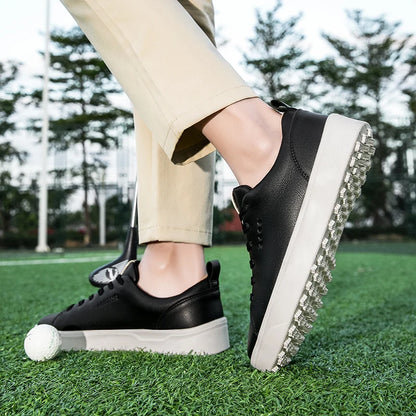 Professional Outdoor Leather Golf Trainers