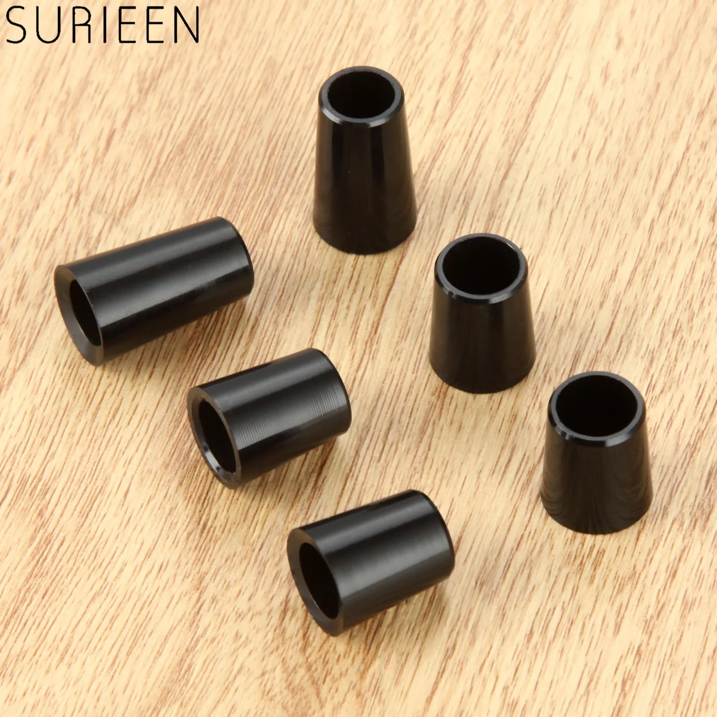 SURIEEN 10pcs Plastic Golf Club Ferrules 0.335" 0.370"