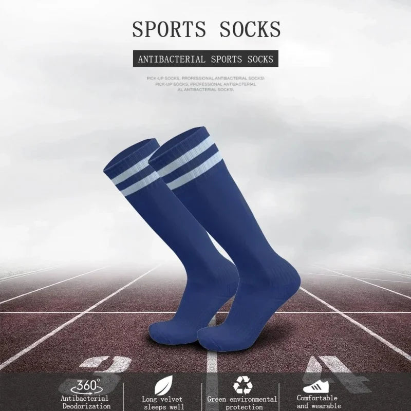 Children Adult Football Sports Socks Long Knee