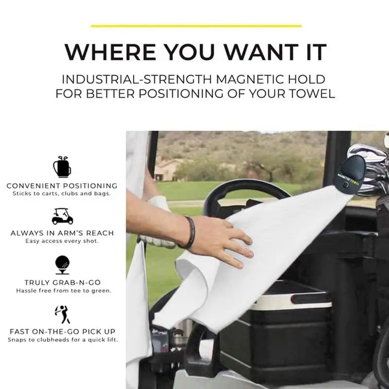 Strong Magnetic Golf Towel