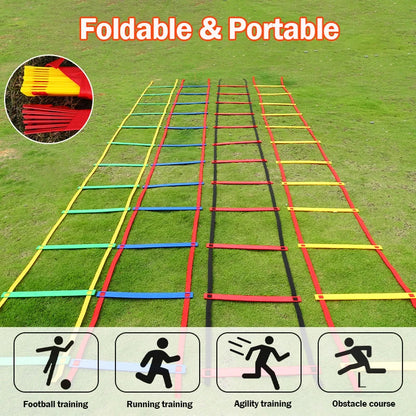 Agility Ladder Withgym Nylon Straps