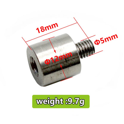 2PCS Carp Fishing Accessories Bug Bite Indicator Bobbin Weights  for Carp Hair Rig Tool Carp Coarse Method Feeder Fishing Tackle