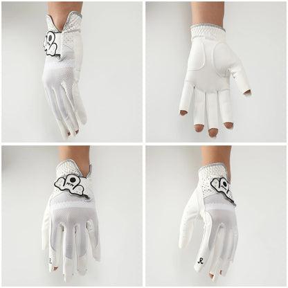 Left Hand Breathable Soft Leather Golf Glove