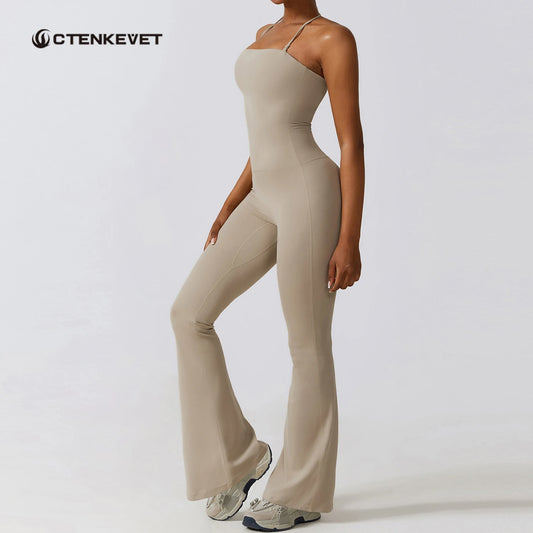 One Piece Sleeveless Yoga Suit