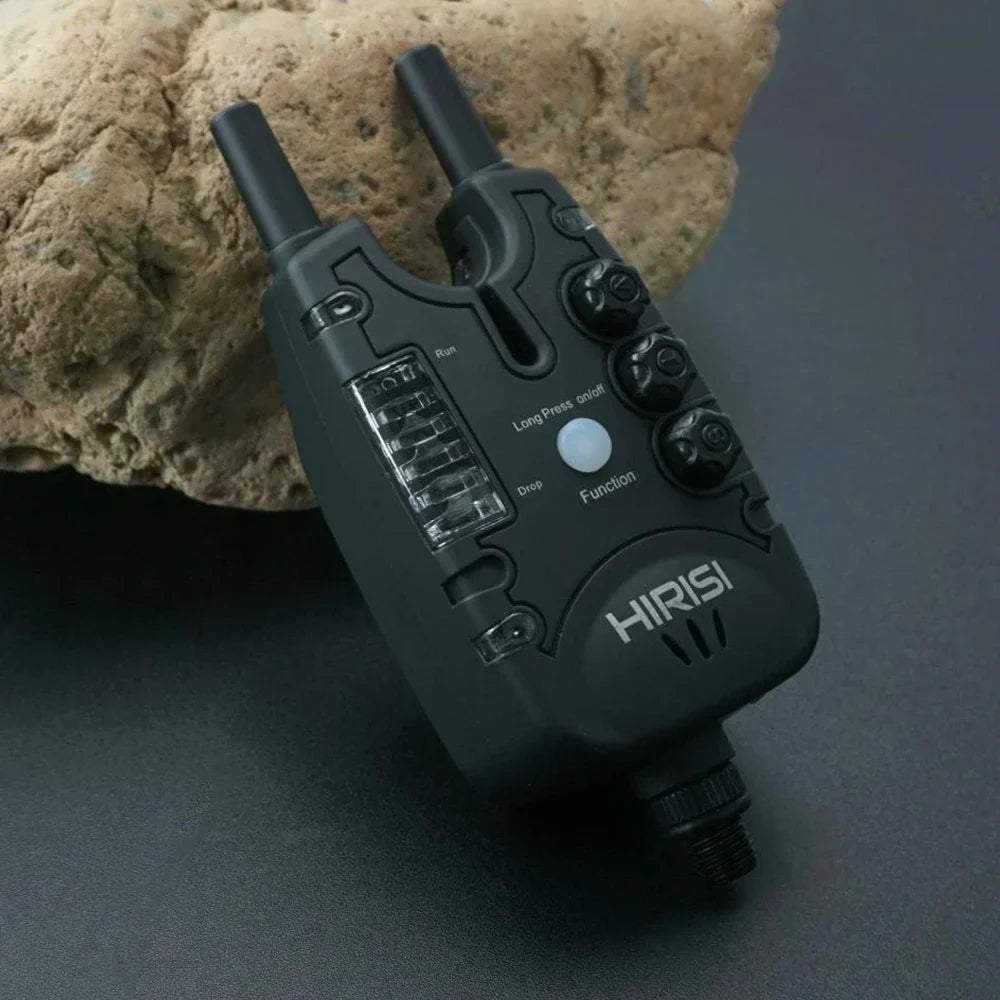 Hirisi Carp Fishing Bite Alarms with LED Light, Adjustable Volume, Tone, Sensitivity Fishing Bite Indicators B150