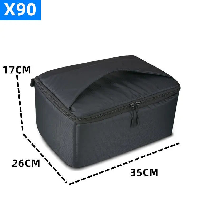 Large size spinning wheel 9000-12000 storage bag with large capacity fishing Reel storage bag can hold 4 pieces