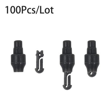 Carp Fishing Hooks Link Rig Method Feeder Connector, Quick Change Bead, Lure Rig, Fishing Terminal Tackle Accessories, 100Pcs