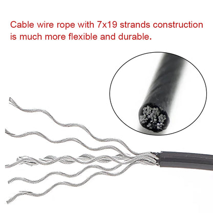 Thick 5mm/6mm Gym Steel Wire