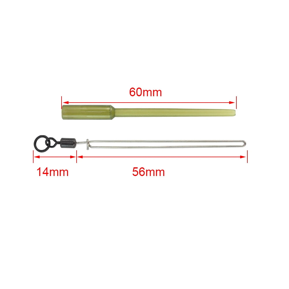 Carp Fishing Tackle - PVA Bag Stems, Inline Lead, Rubber Tube Insert