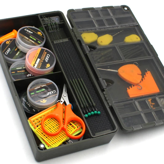 Carp Fishing Accessories Storage Box Carp Fishing Line Box Hair Rig Board with Pins  Fishing Hair Rig Wallet Tackle Equipment