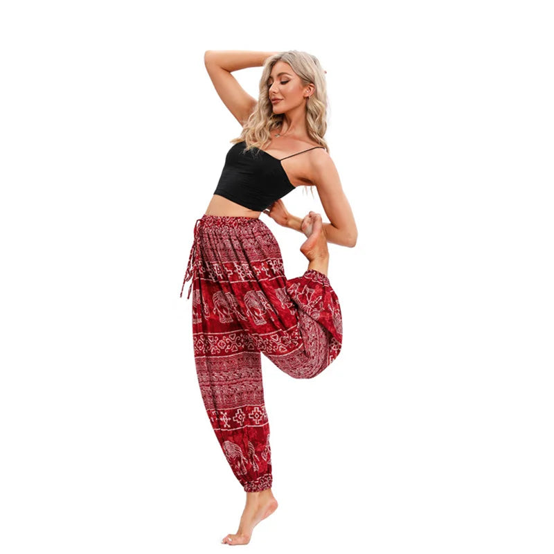 Yoga Pants Hippie Printed