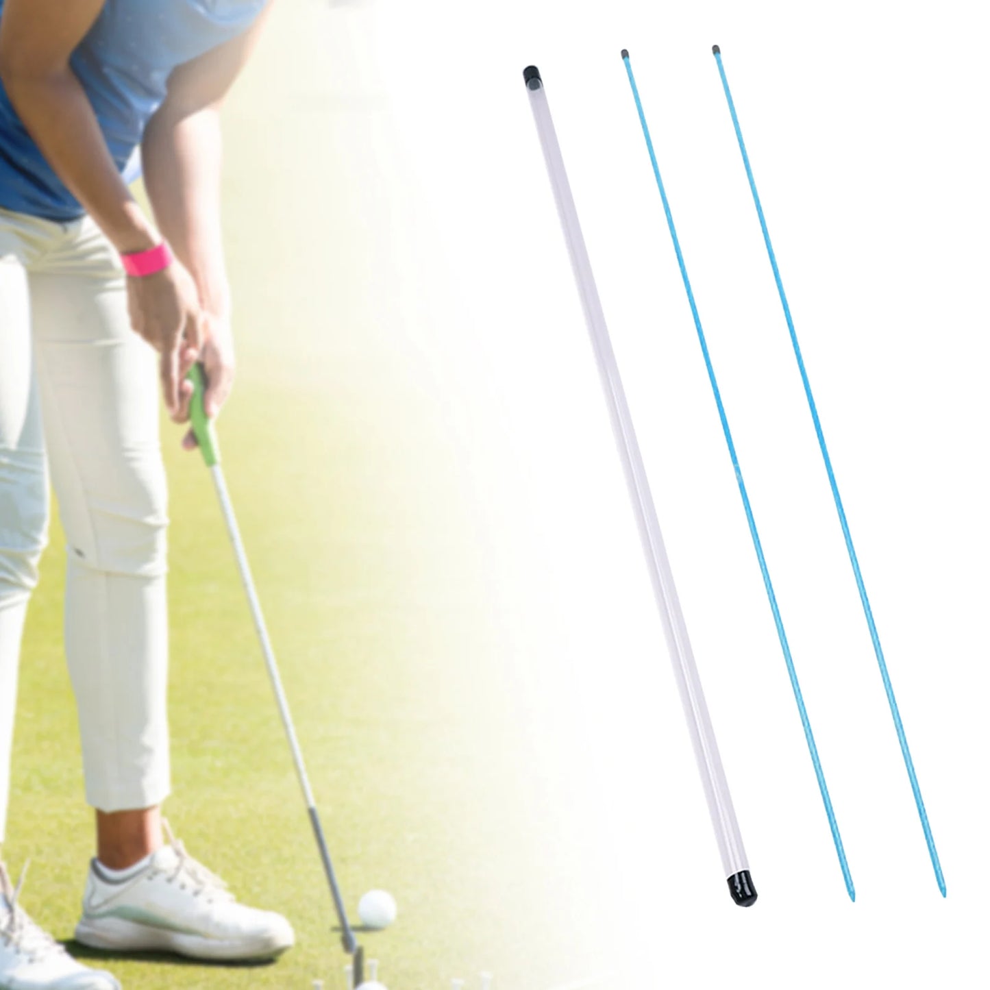 2Pcs Golf Alignment Stick Posture Corrector