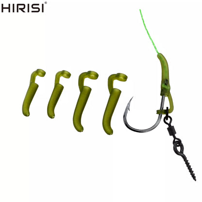 25pcs Carp Fishing Accessories Anti Tangle Sleeves Fish Hook Sleeves D-rig Line Aligner Hair Rigs Zig Rig Terminal Tackle AH014