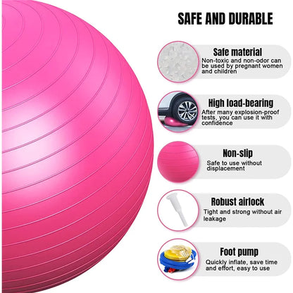 45-95CM Anti-Burst Yoga Ball