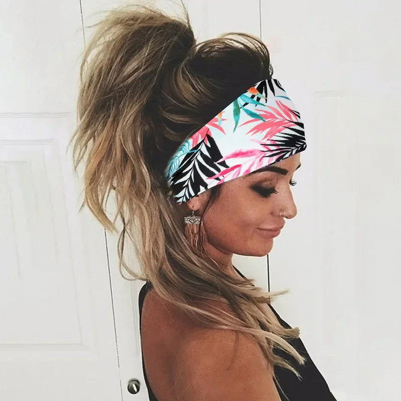 Tie Dye Cycling Yoga Sweat Headband