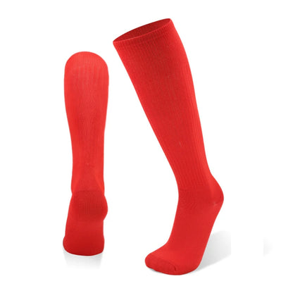 Boys and Girls Solid Thin High Training Socks