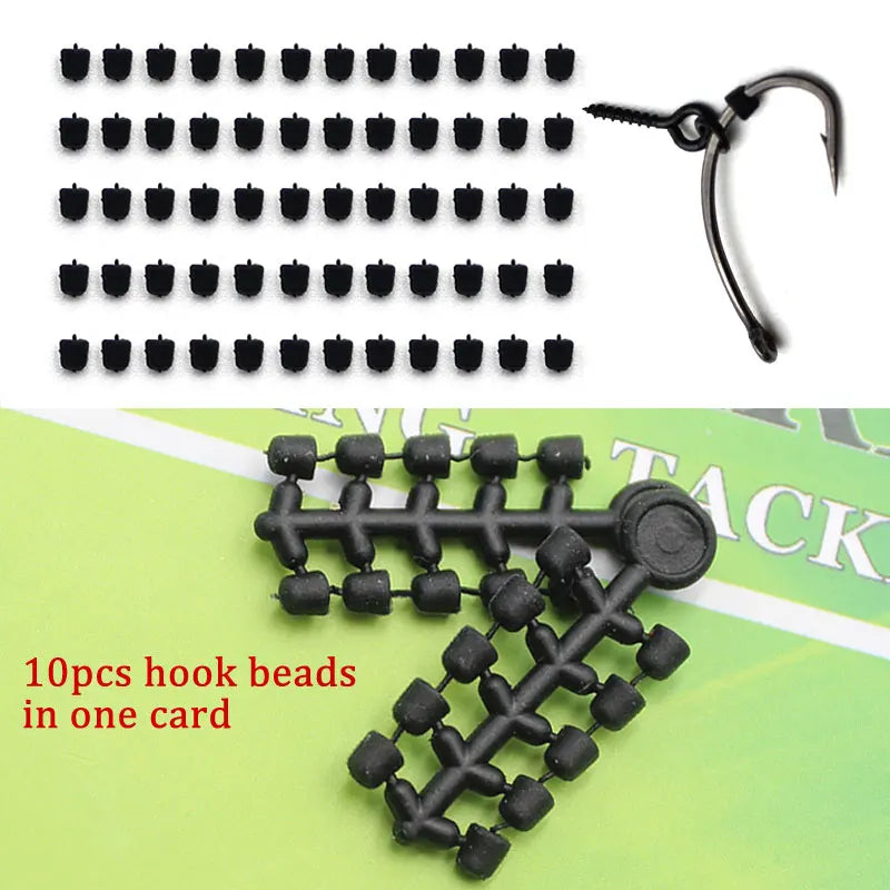 15pcs Rubber Hook Beads