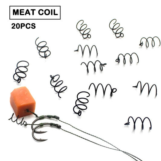 20pcs Carp Fishing Accessories - Meat Coil