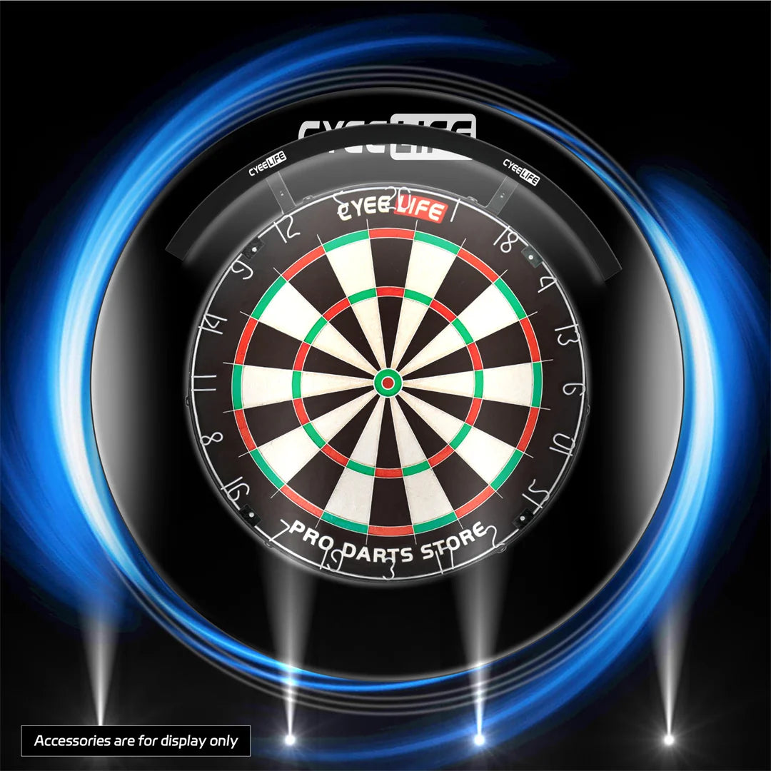 CyeeLife 120 Degree Dartboard Lighting with Magnetic Clamp (Warm White) Suitable for circular dart plates