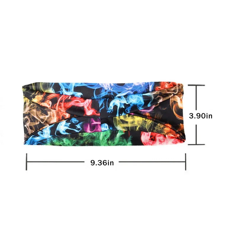 Tie Dye Cycling Yoga Sweat Headband