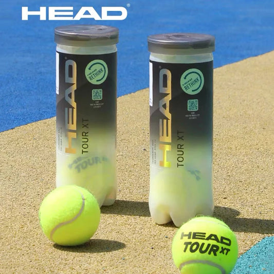 HEAD Professional Tennis Balls, suitable for competition and training with high elastic resistance. TOUR XT model, 3 balls per can.