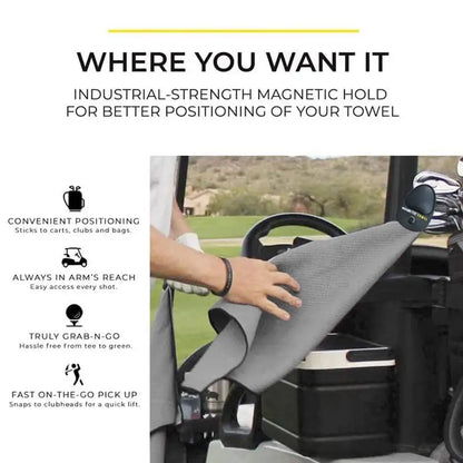 Strong Magnetic Golf Towel