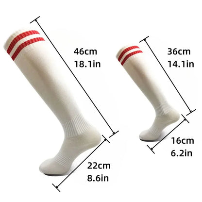 Children Adult Football Sports Socks Long Knee